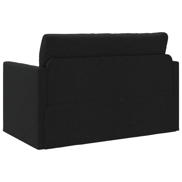 Диван легло 110cm Черно текстил