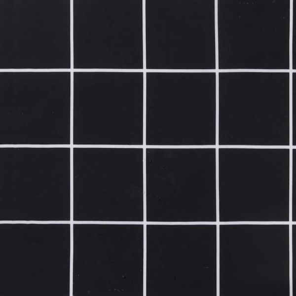 Пухени възглавници 4 pcs Черна квадратна шарка 60 x 60 cm