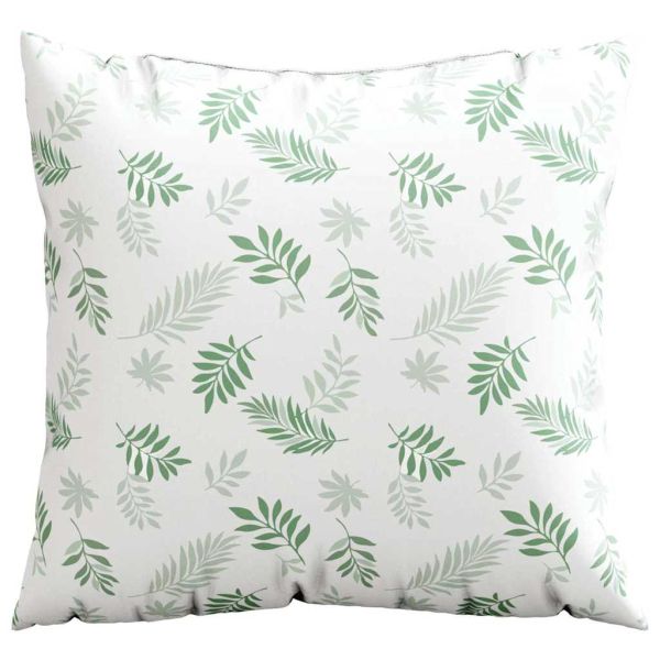 Пухени възглавници Листо 4 pcs Мотив с листа 60 x 60 cm