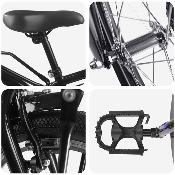 Детски Велосипед 18 инча за 5-7 години Черно