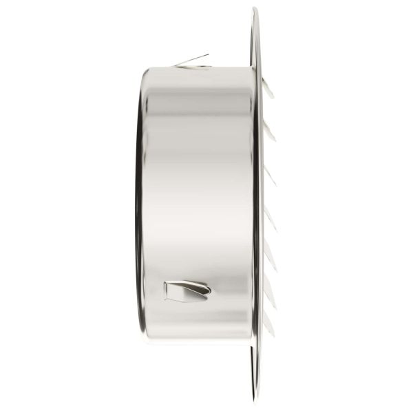 Предпазители за въздушна вентилация 4 pcs Сребрист 80 mm