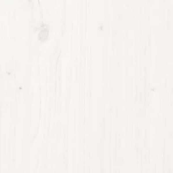 Параван за радиатор бял 108,5x19x84 см борово дърво масив