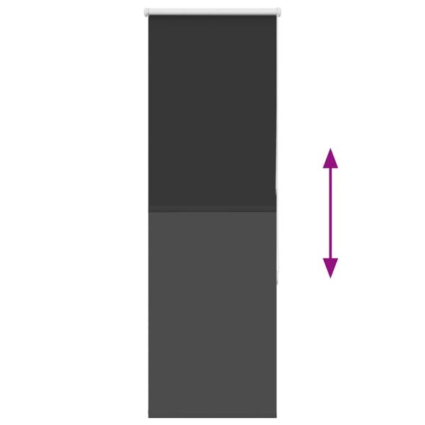 Ролетна щора Blackout Black 55x150 cm Ширина на плата 50,7 cm