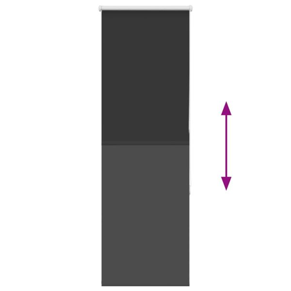 Ролетна щора Blackout Black 40x175 cm Ширина на плата 35,7 cm