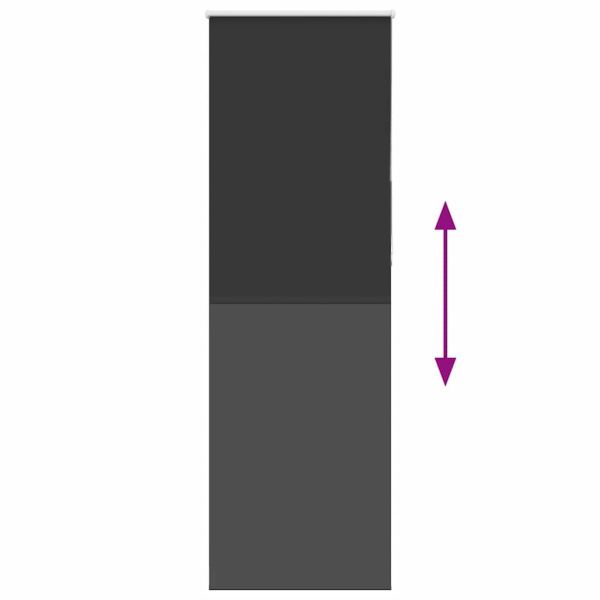 Ролетна щора Blackout Black 85x230 cm Ширина на плата 80,7 cm