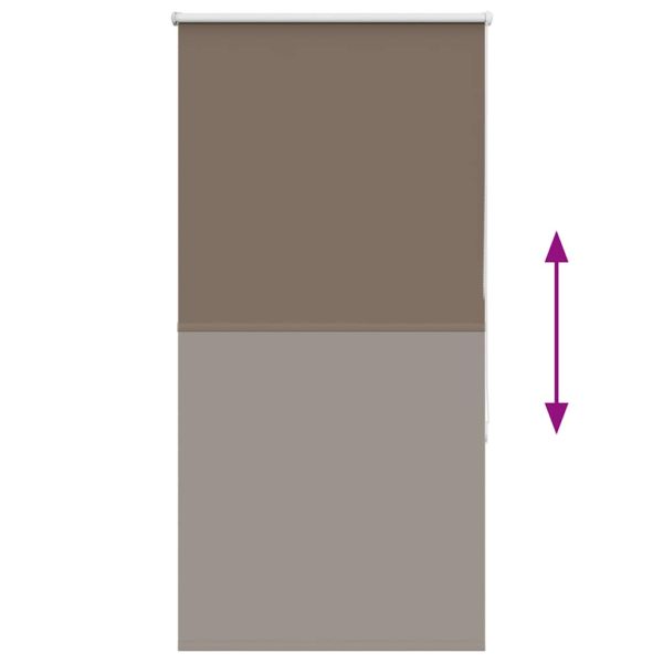 Ролетна щора Blackout Кафе 80x150 см ширина на тъканта 75,7 см