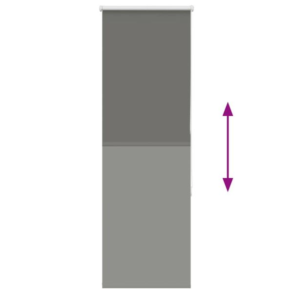 Ролкова щора Blackout Сив 40x130 cm Ширина на плата 35,7 cm