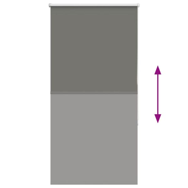 Ролкова щора Blackout Сив 75x130 cm Ширина на плата 70,7 cm