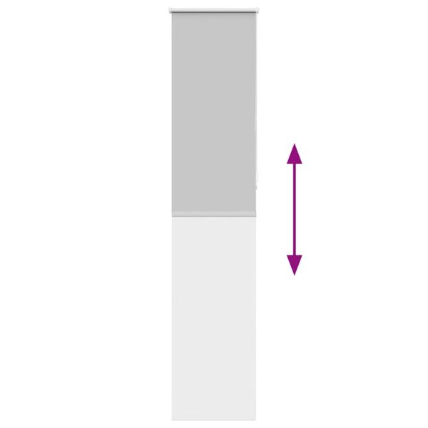 Ролетна щора Blackout Светло сиво 45x210 см Ширина на плата