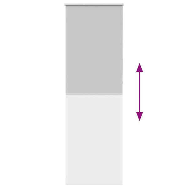 Ролкова щора Blackout Светло сиво 80x230 cm Ширина на плата