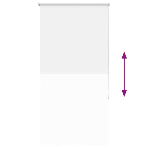 Ролкова щора Blackout бял 70x150 см Ширина на плата 65,7 см