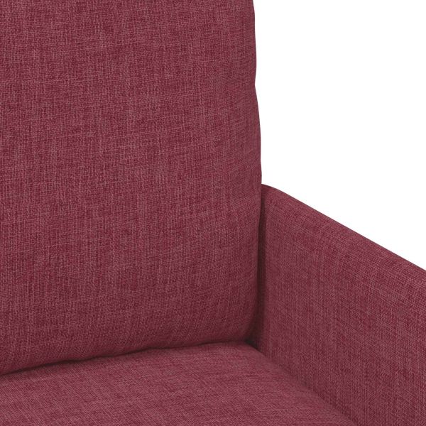 Комплекти дивани 3 pcs Виненочервен 115 x 56 x 80 см Шперплат
