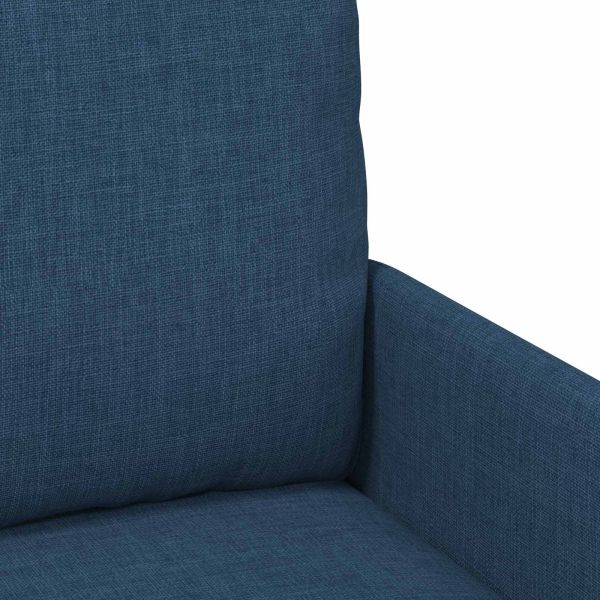 Комплекти дивани 3 pcs Синьо 115 x 56 x 80 см Шперплат