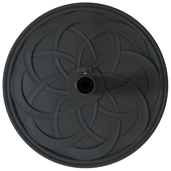 Основа за чадър Арт Деко Черно Ø 45 х 39,5 см Желязо