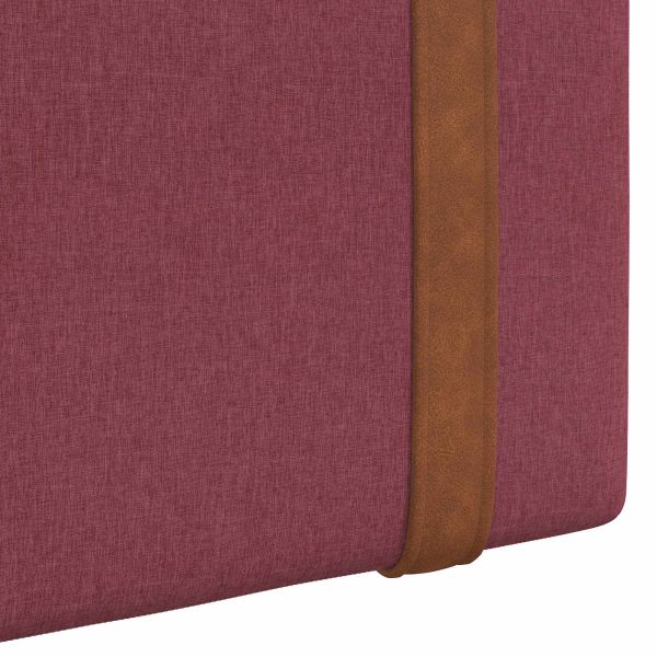 Висяща табла Едноцветен Виненочервен 110 x 55 x 5 см Антично PU