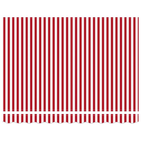 Сгъваем навес Червено 300 x 250 cm текстил