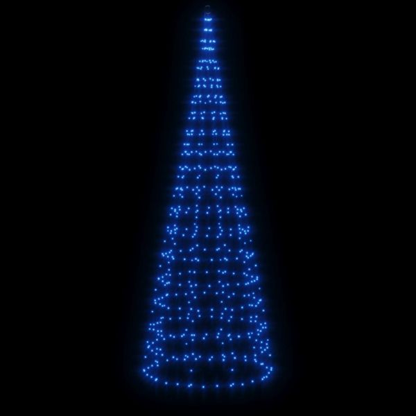 LED коледна елха 550 LED синьо 300 см