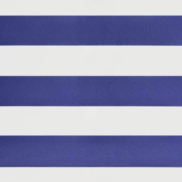 Прибираща се тента синьо и бяло 3x2,5 м плат и алуминий