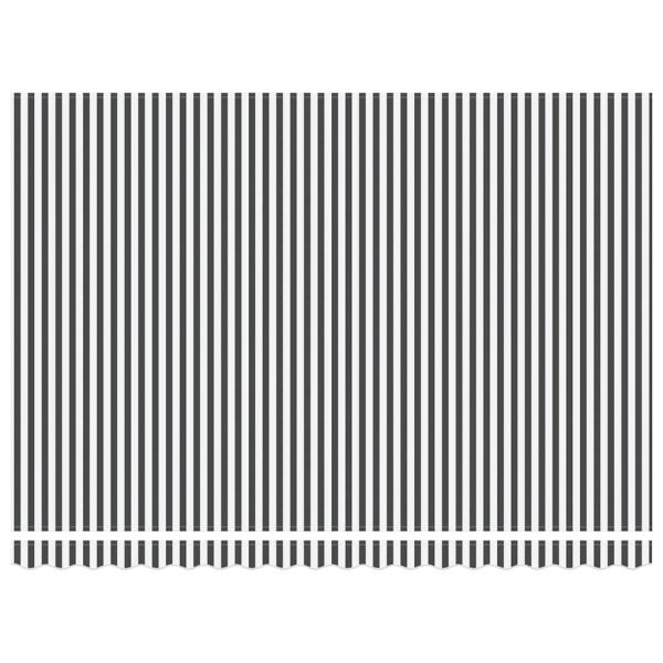 Прибираща се тента антрацит и бял 4,5x3 м плат и алуминий