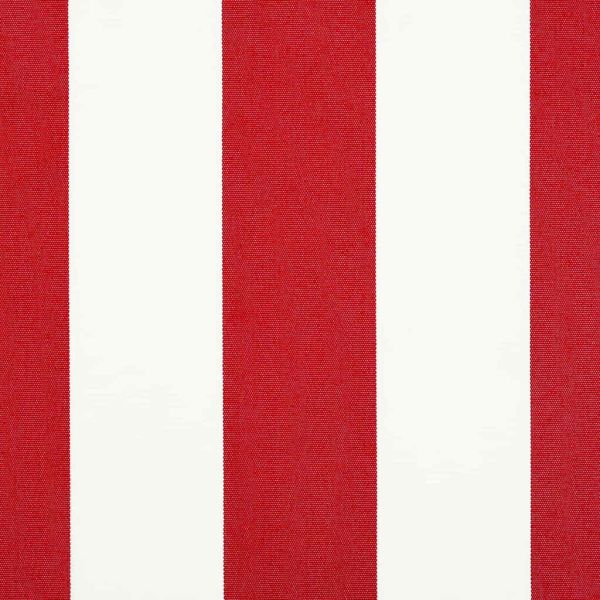 Сгъваем навес Червено и бяло 400 × 300 cm Полиестер и алуминий