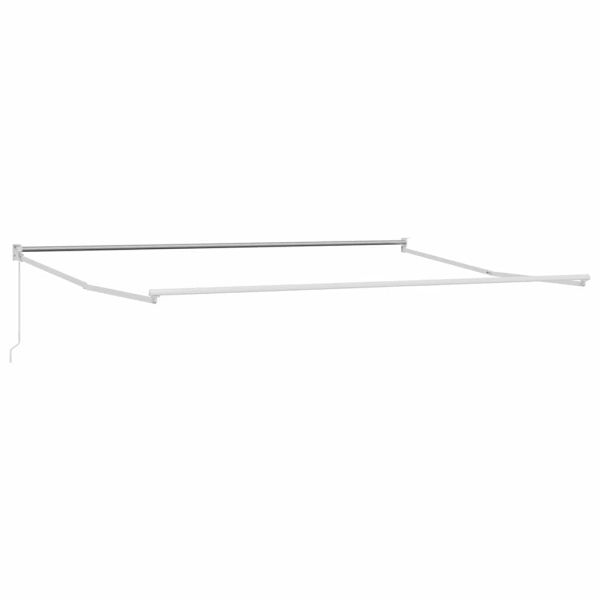 Ръчен сгъваем навес Черен 400 × 300 cm Полиестер с PU покритие