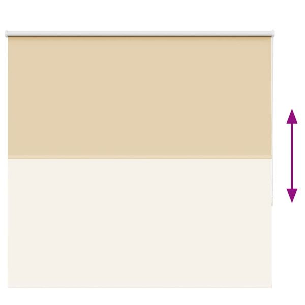 Ролкова щора Blackout Бежова 145x130 cm Ширина на плата 141,6cm