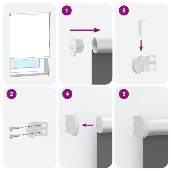 Ролкова щора Blackout Бежова 155x130 cm Ширина на плата 151,6cm