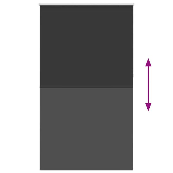 Ролетна щора Blackout Black 125x210 cm Ширина на плата 121,6 cm