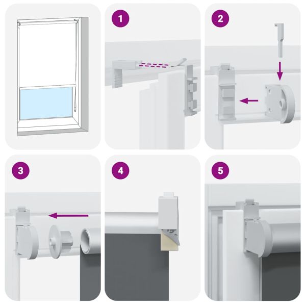 Ролкова щора белезникав 160x175 см Ширина на плата 156,6см