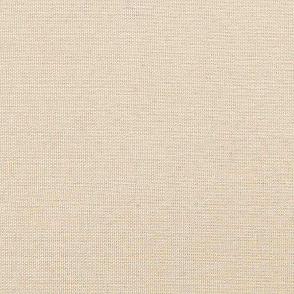 Боксспринг легло с матрак и LED, кремаво, 120x190 см, плат