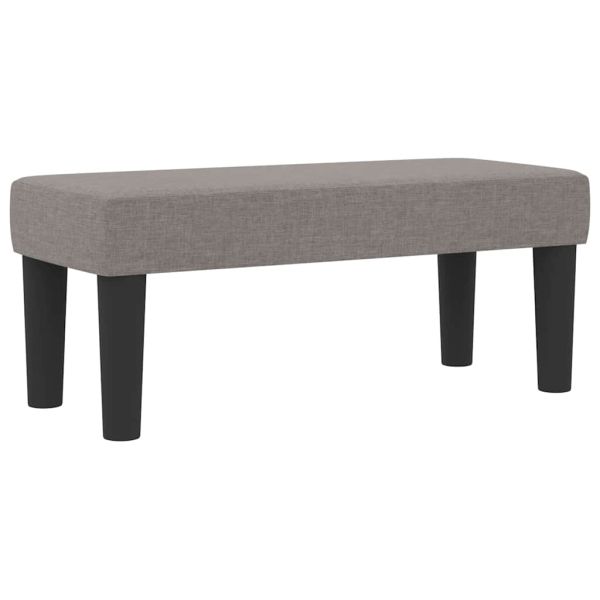 Легло с пружинирана основа с таблото Таупе 90 x 190 cm текстил