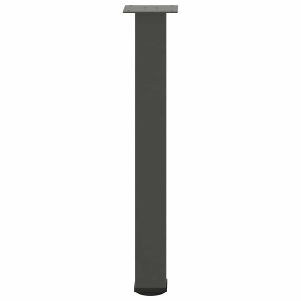 Крака за конзолна маса, 4 бр., антрацит, 72-74 см, стомана