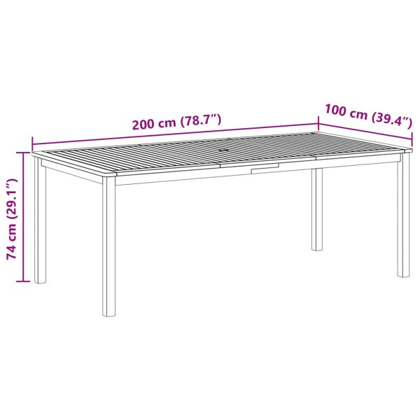 Комплект за хранене в градината 9 pcs Черно