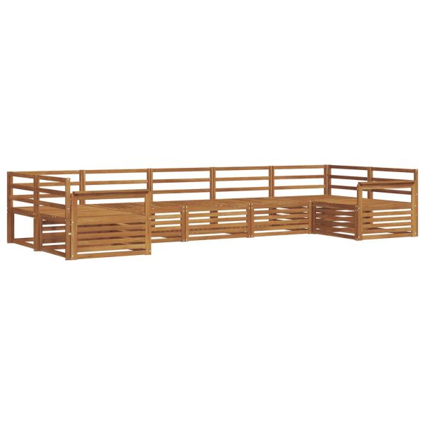 Комплект дивани за открито 7 pcs Естествен