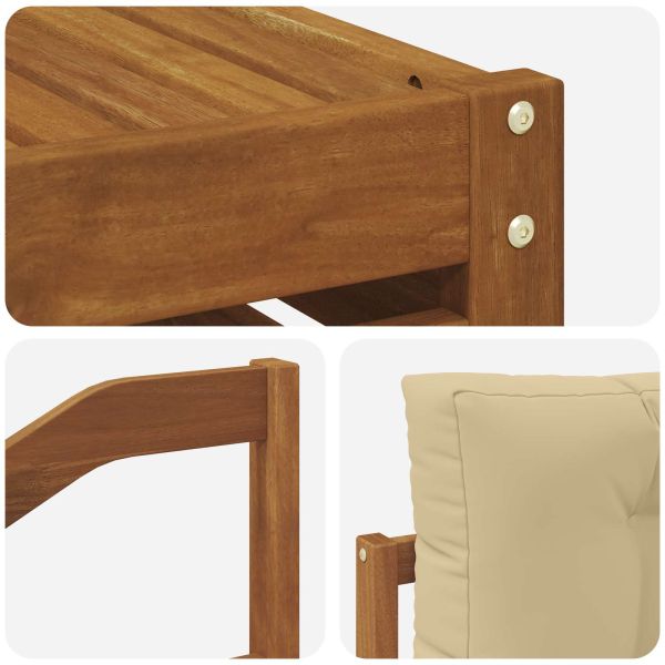 Комплекти дивани с възглавница 10 pcs Натурален и Бежов