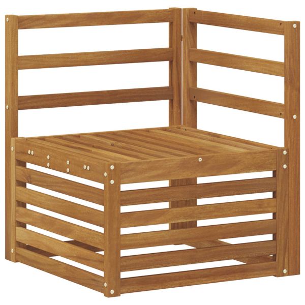 Комплект дивани за открито 9 pcs Естествен