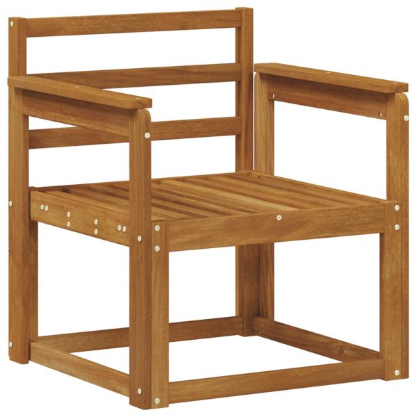 Външен диван Солидно акациево дърво Естествен