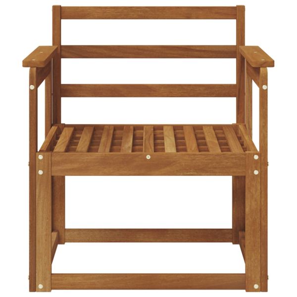 Външен диван Солидно акациево дърво Естествен