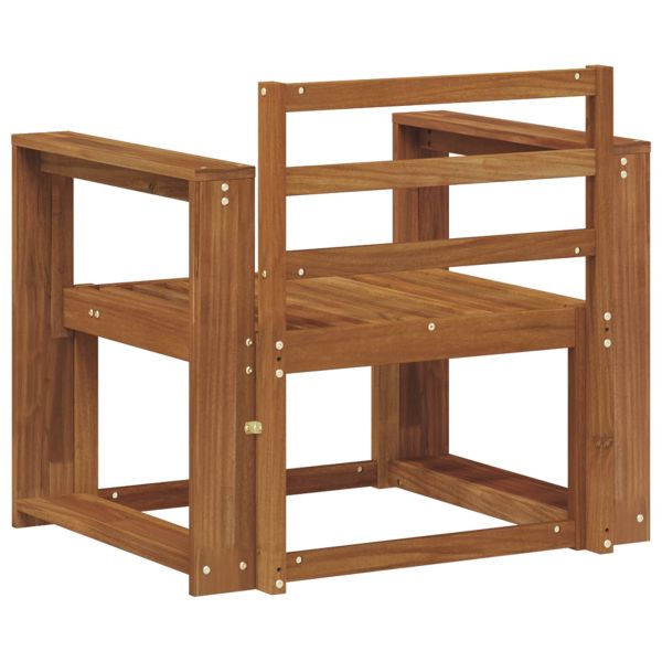 Външен диван Солидно акациево дърво Естествен