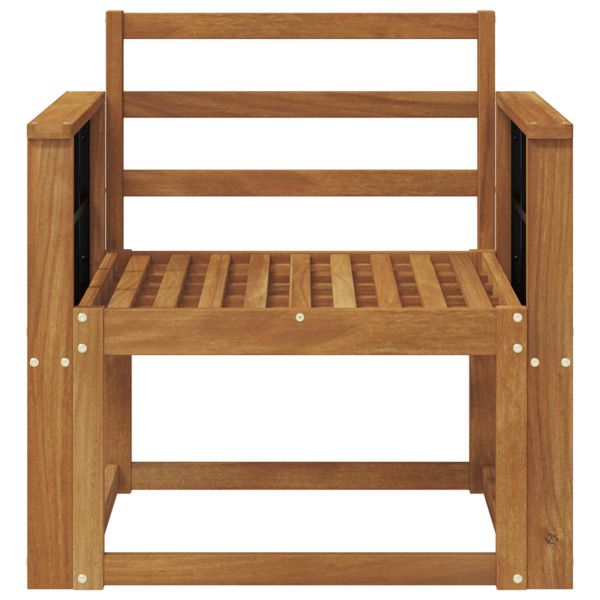 Външен диван Солидно акациево дърво Естествен