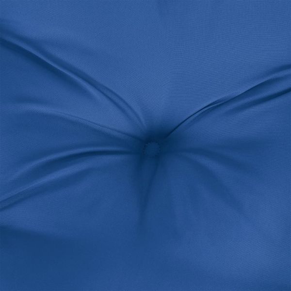 Палетна възглавница, кралско синя, 80x80x12 см, текстил