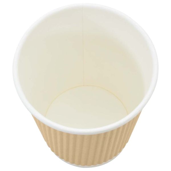 Хартиени чаши за кафе 500 бр. 8oz 200ml Кафяво