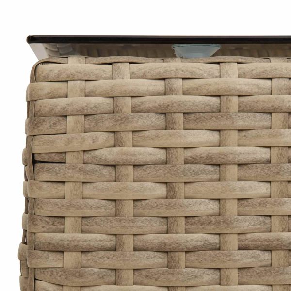 Градински Софа Комплект с възглавница 2 pcs полиратан