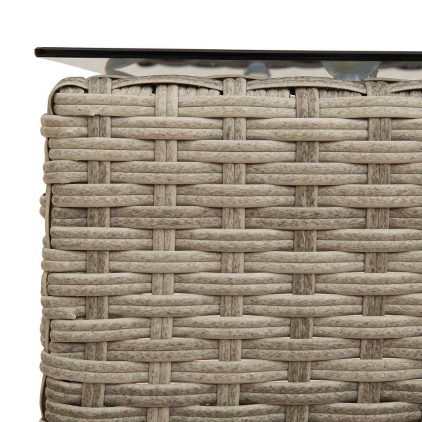 Градински Софа Комплект с възглавница 2 pcs полиратан