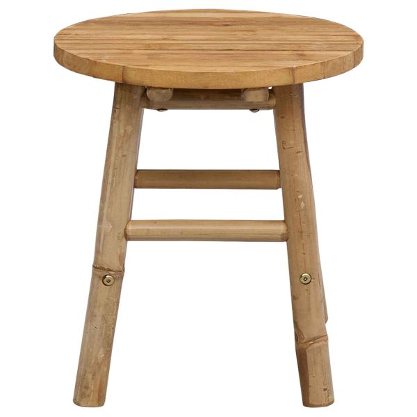 Градински стол Светло кафяво Ø 38 x 42 см Бамбук