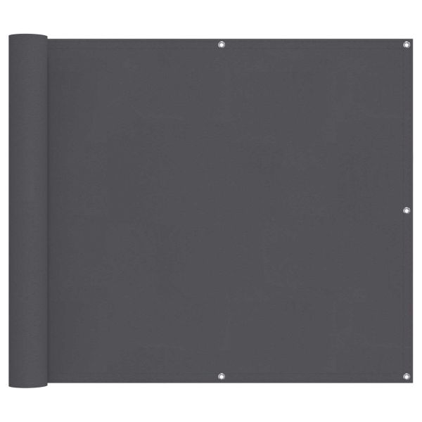 Балконен екран Антрацит 100 x 200 cm Оксфордска тъкан