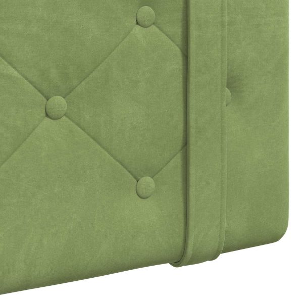 Табла за легло висяща Светло зелено Кадифе