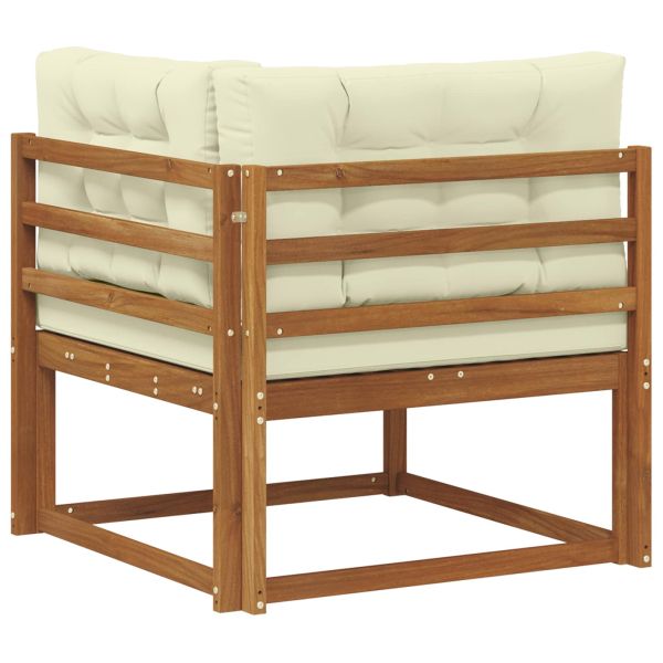 Ъглов диван за открито Естествен