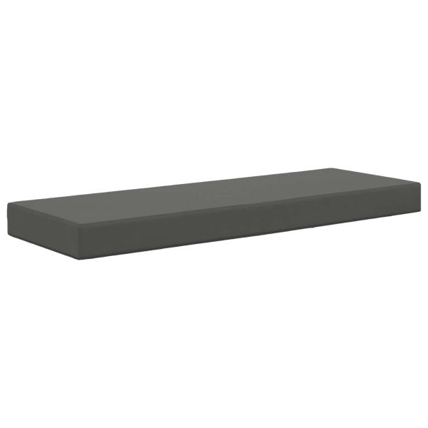 Възглавница за открито седалка Антрацит 115 x 40 x 8 см