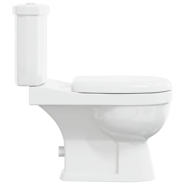 Тоалетна с казанче, бяла